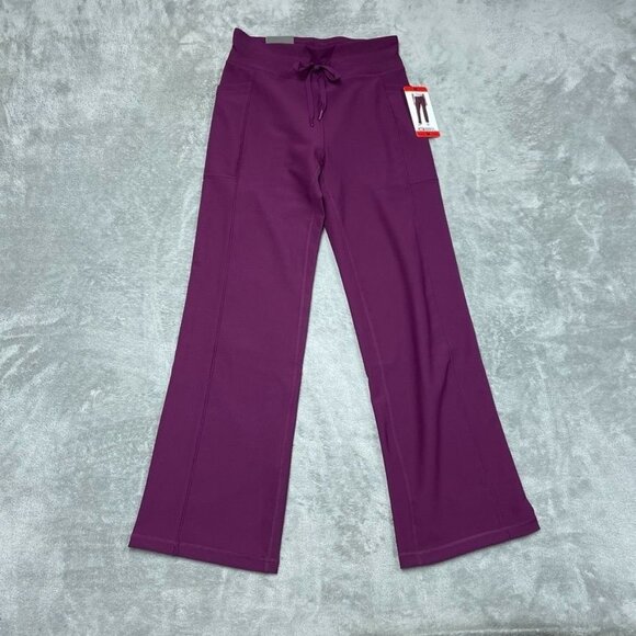 32 Degrees Cool Womens Active Flare Pants Purple Medium d0437 - Picture 2 of 7
